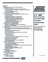 DataSheet ATmega128 pdf